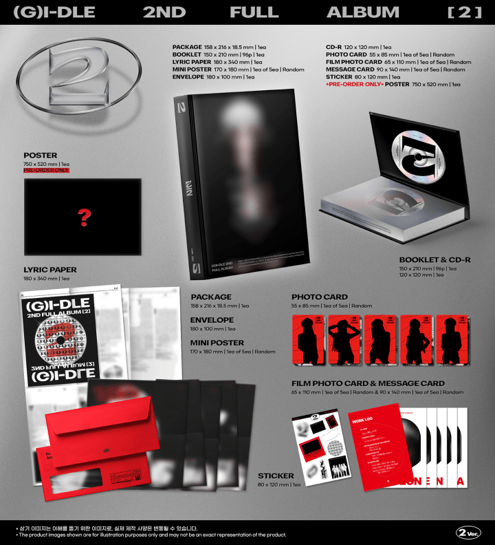 (G)I-DLE 2nd Full Album (ver. 1)