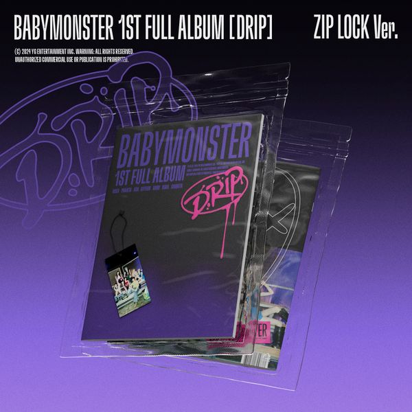 BABYMONSTER - 1st Full Album 'DRIP' (Zip Lock ver.)