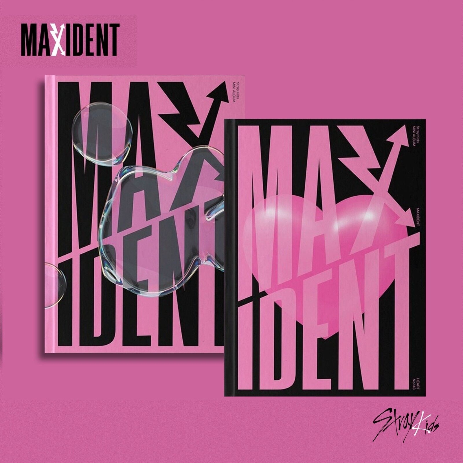 Stray Kids - MAXIDENT (Standard Edition) Album T-Crush (Pink