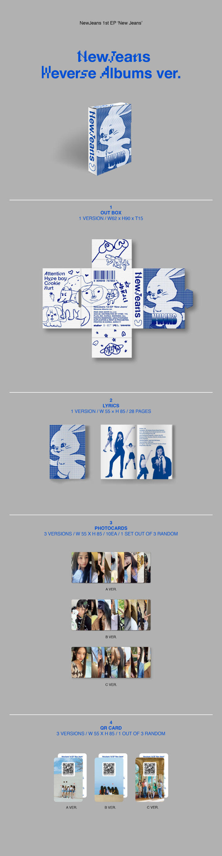 NewJeans - New Jeans 1st EP (Weverse Albums ver.)