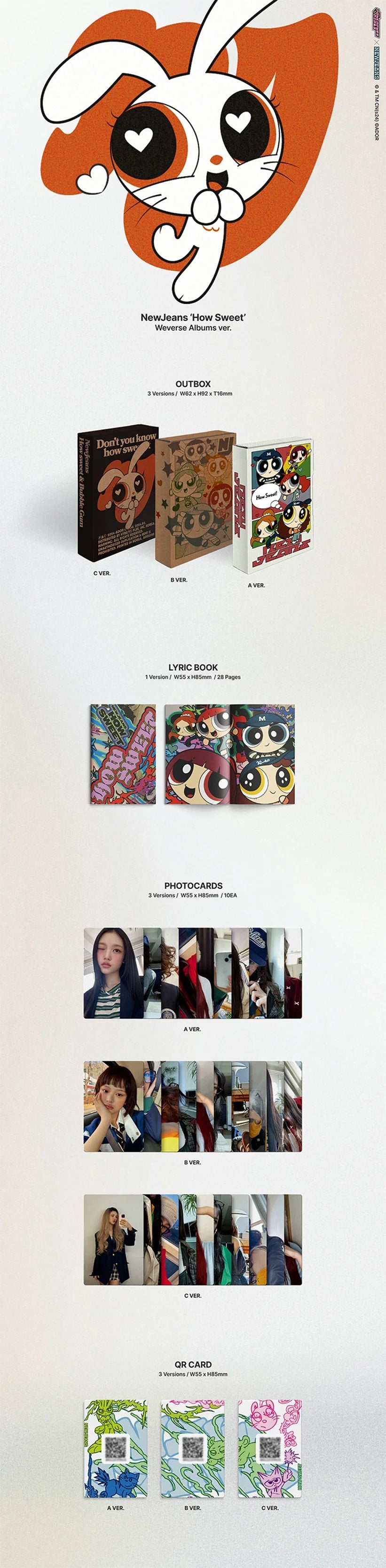 NewJeans - [How Sweet] Weverse Album (Random)